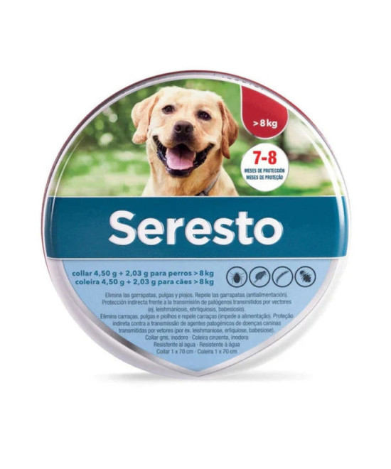SERESTO COLLAR PERROS MAS 8 KG