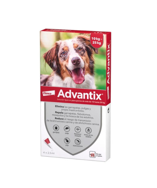 ADVANTIX 4 x 2.5 (DE 10 A 25 KG)