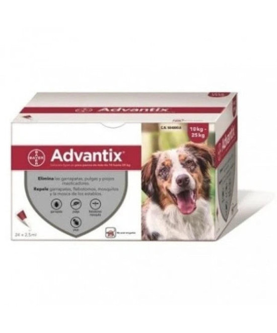 ADVANTIX 24 x 2.5 (DE 10 A 25 KG)