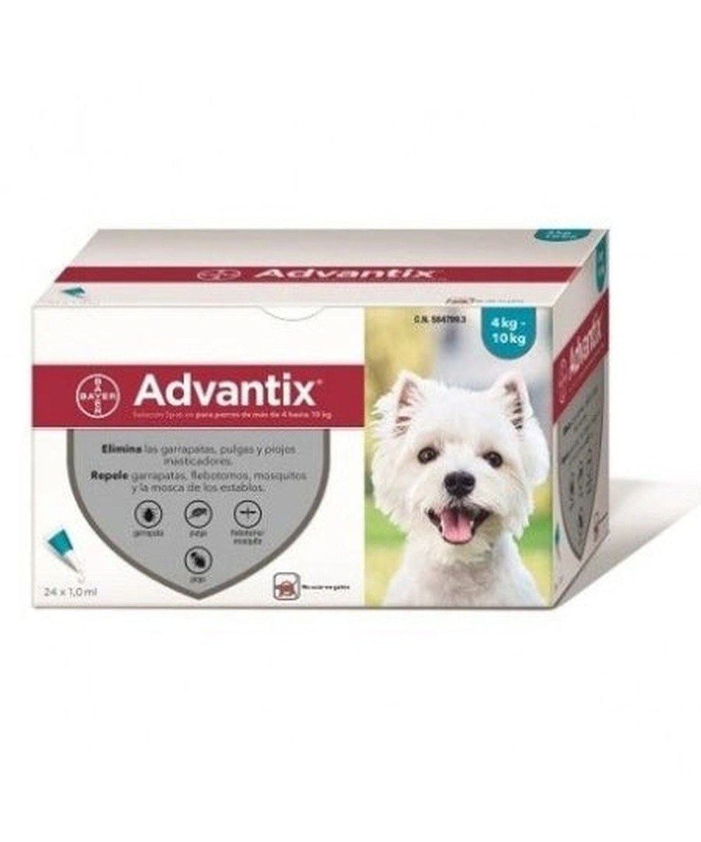 ADVANTIX 24 x 1.0 (DE 4 A 10 KG)