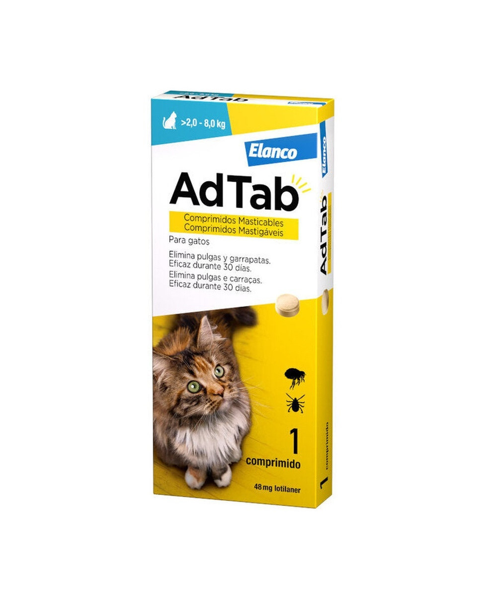 ADTAB 48 MG 1 COMP MASTICABLE GATOS 2-8 KG