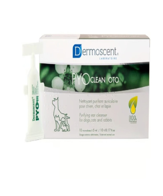 DERMOSCENT PYOCLEAN PERRO/GATO OTO 10 x 5 ML