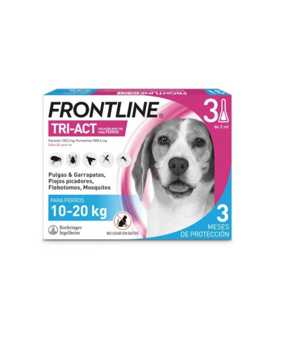 FRONTLINE TRI-ACT 10-20 KG 3 PIPETAS
