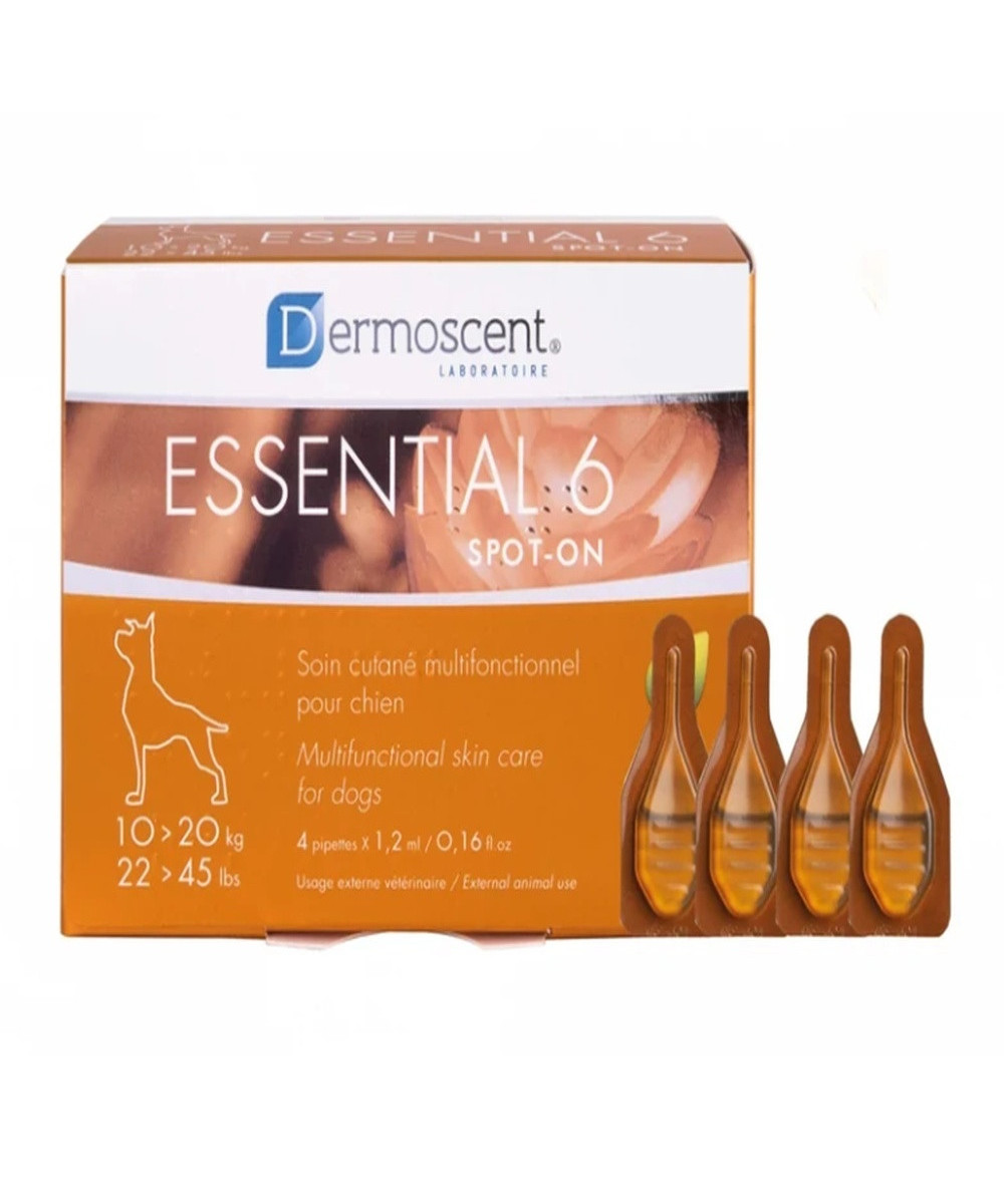 DERMOSCENT ESSENTIAL SPOT ON PERROS 10-20 4 PIP