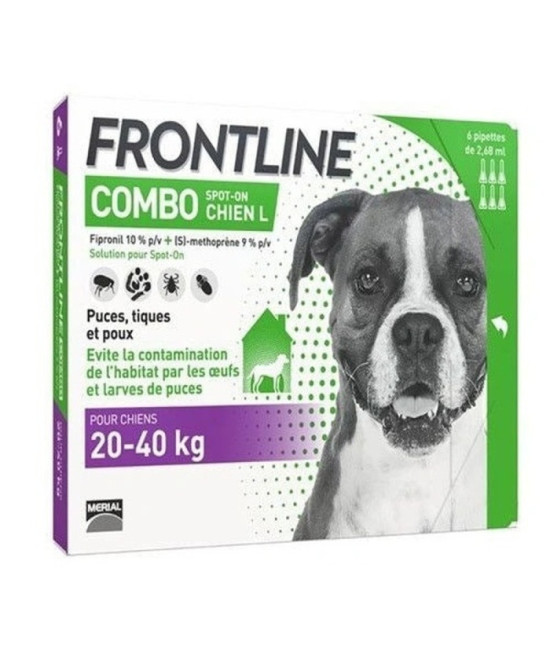 FRONTLINE COMBO 20-40 KG 6 PIPETAS