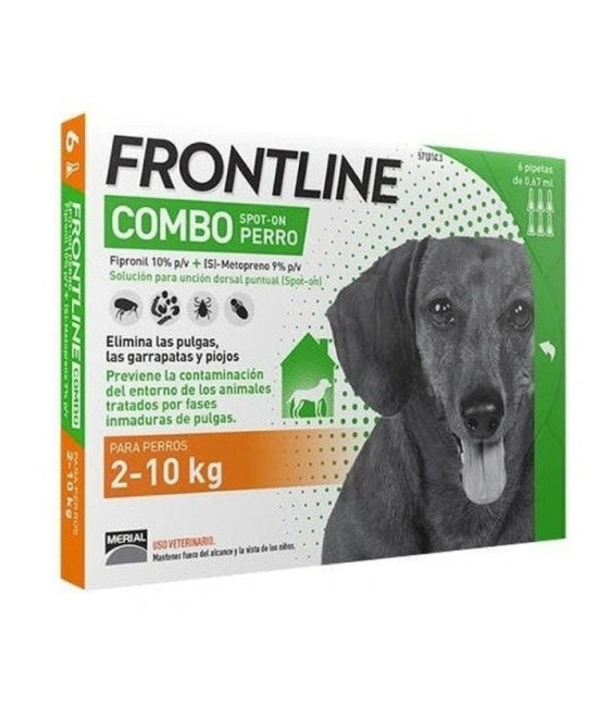 FRONTLINE COMBO 2-10 KG 6 PIPETAS