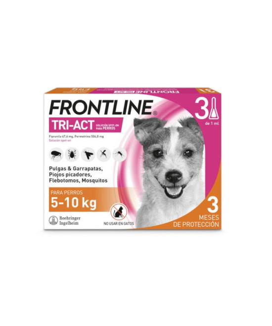 FRONTLINE TRI-ACT 5-10 KG 3 PIPETAS