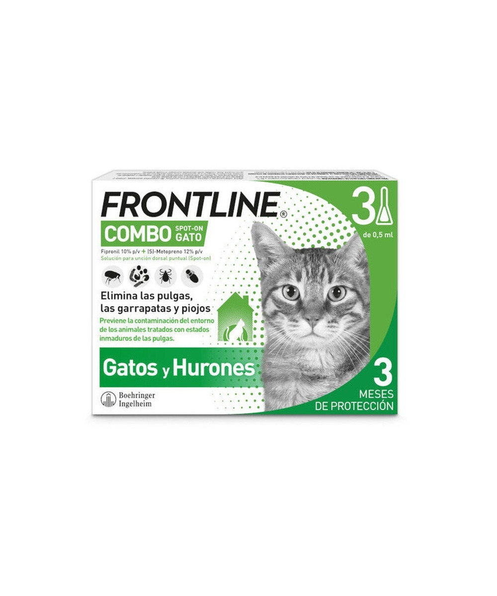 FRONTLINE COMBO GATOS 3 PIPETAS