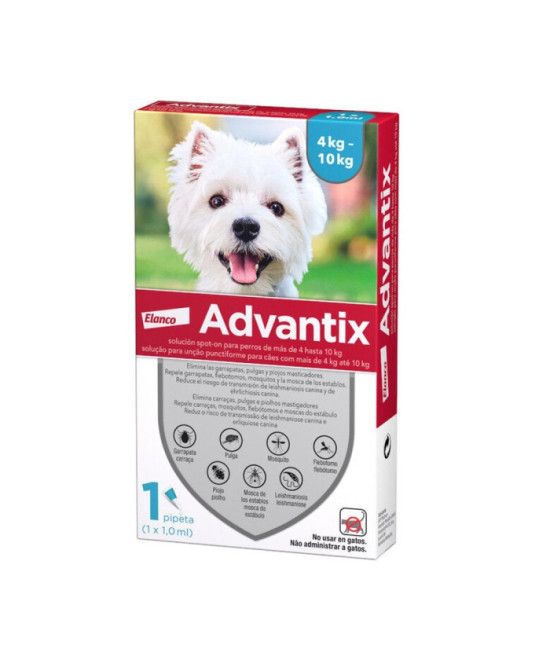 ADVANTIX 1 PIP x 1 ML (4-10 KG)