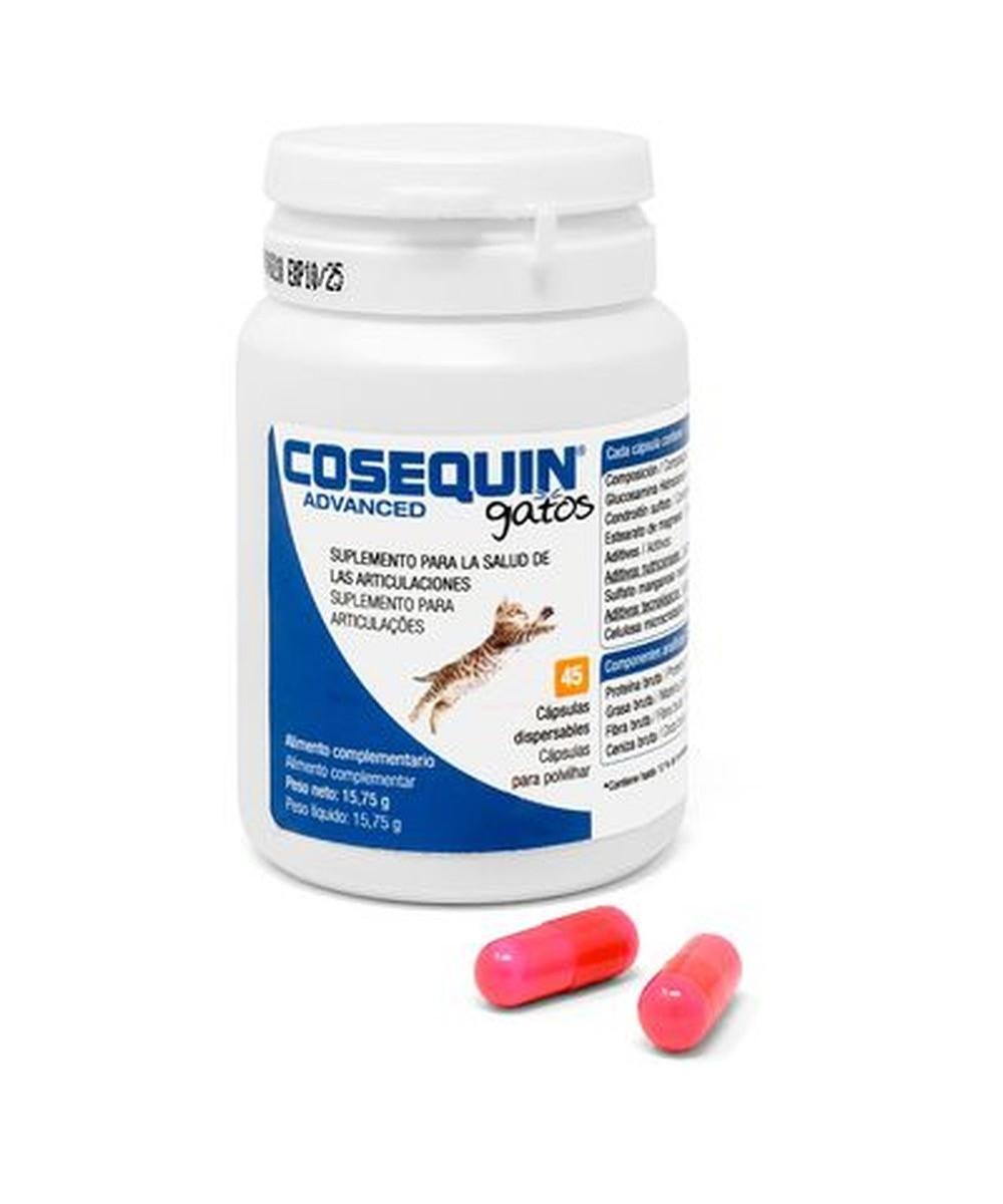 COSEQUIN ADVANCE GATOS 45 CAPSULAS