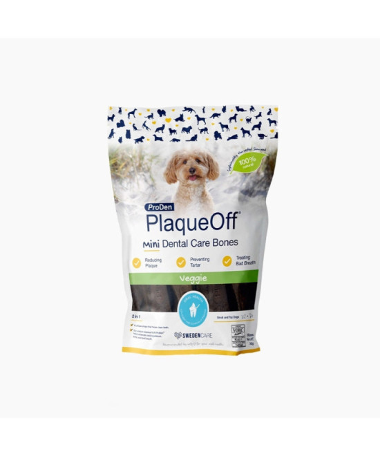 PLAQUE OFF MINI BONES VEGGIE 340 GR