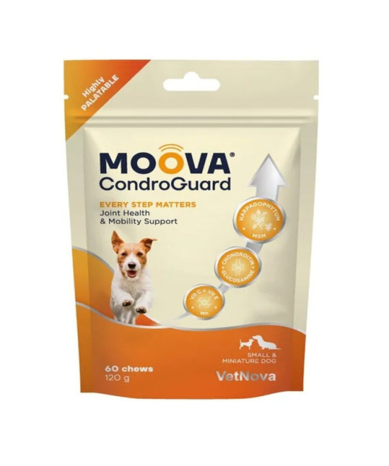 MOOVA CONDROGUARD PERROS SMALL & MINI 60 CHEWS