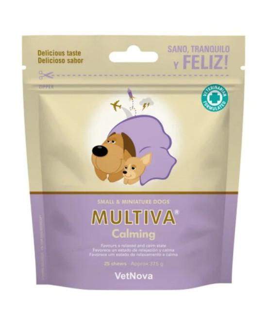 MULTIVA CALMING PERRO SMALL & MINI 25 CHEWS