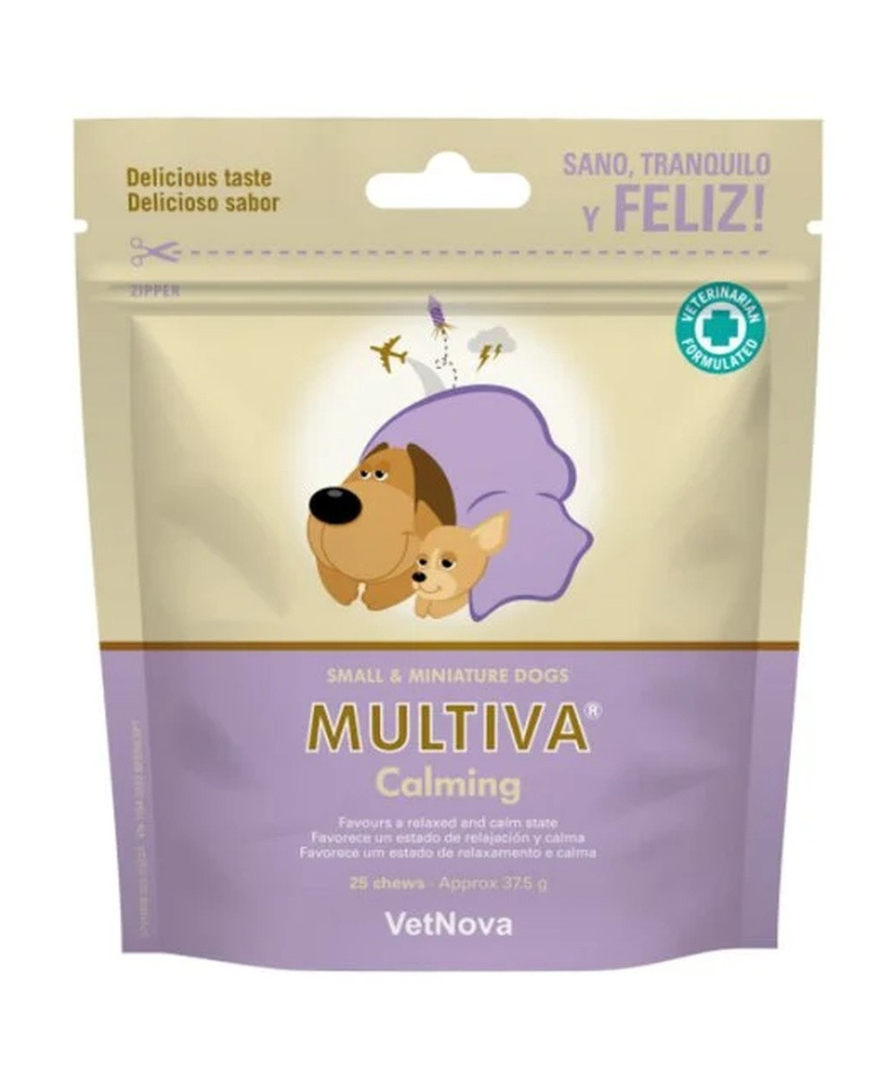 MULTIVA CALMING PERRO SMALL & MINI 25 CHEWS