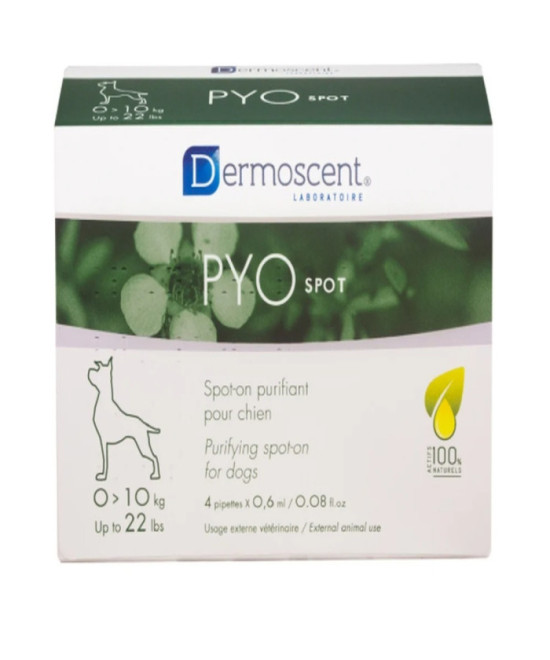 DERMOSCENT PYOSPOT PERRO 0-10 KG 4 PIP