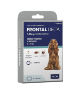 FRONTAL DELTA COLLAR DUO ANTIPARASITARIO PERRO 2 x 60 CM