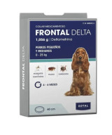 FRONTAL DELTA COLLAR ANTIPARASITARIO PERRO 60 CM